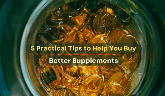 Jar of supplements