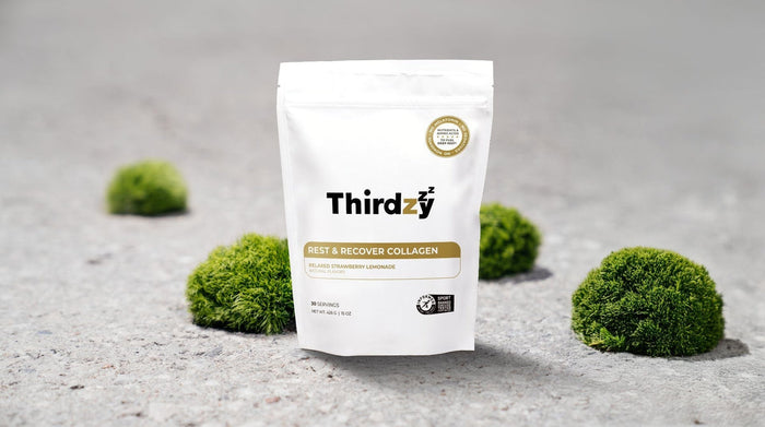 Woman taking PM Recovery Collage