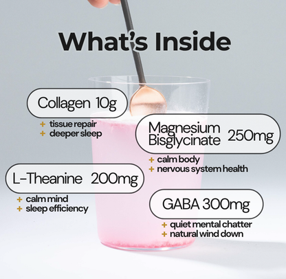 Product image with text explaining benefits or each ingredient.